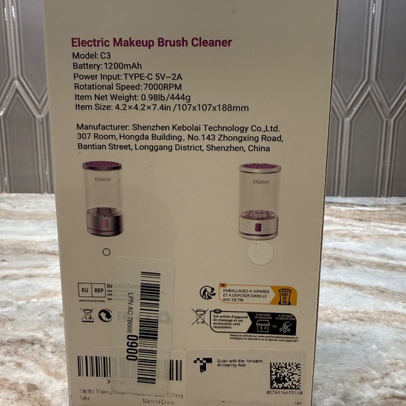 Makeup Brush Cleaner machine, 2 in 1 Makeup Brush Cleanser & Washer - Picture 3 of 5